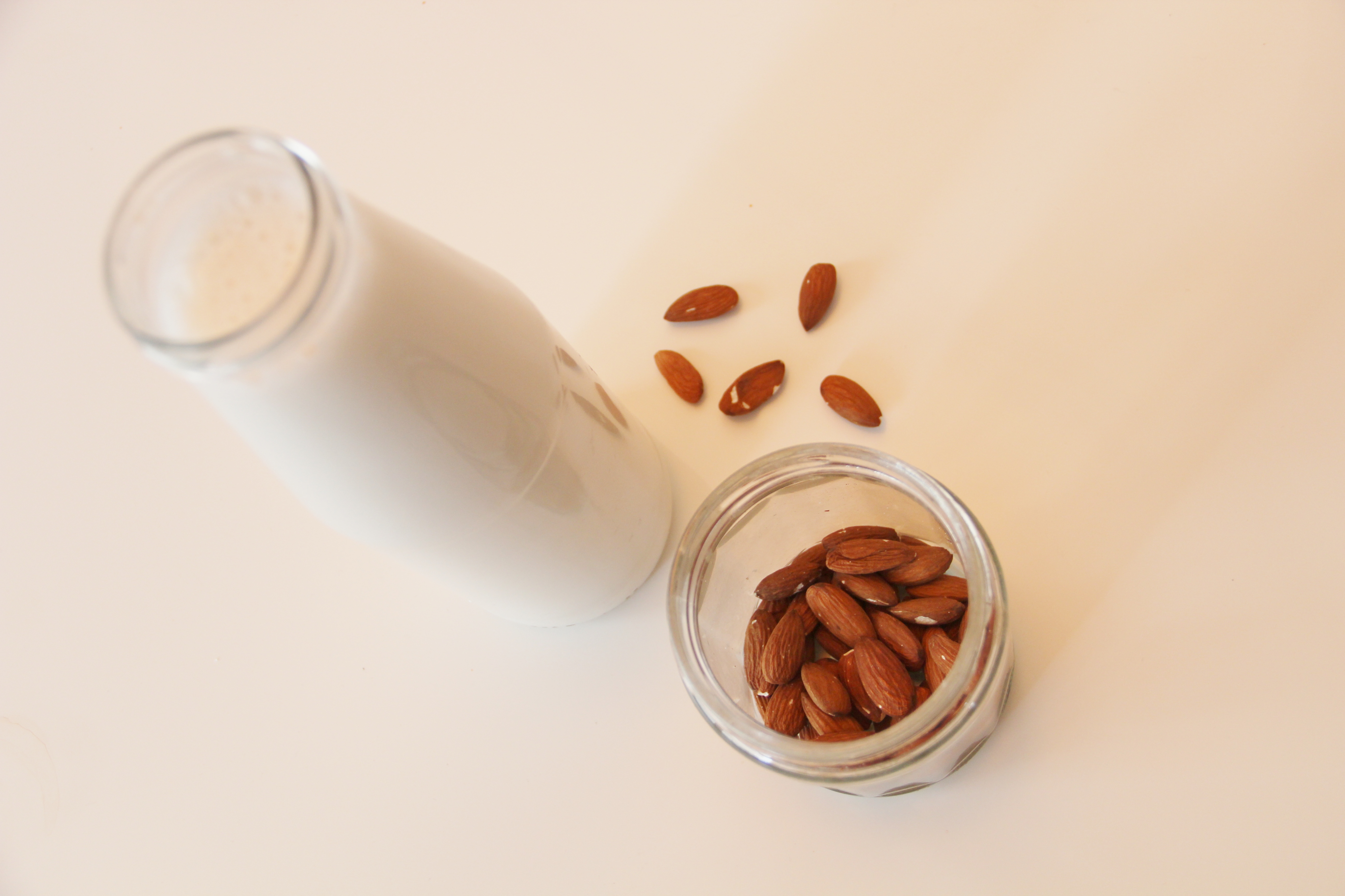 Nussmilch selber machen Mandelmilch selber machen Trester